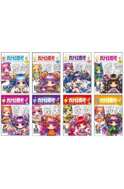 Fresh Kolorowanka A4 Anime mix