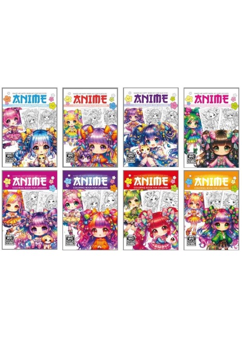 Fresh Kolorowanka A4 Anime mix