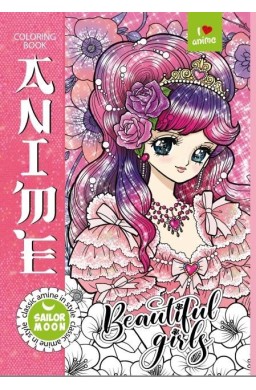 Kolorowanka A4 Anime różowa