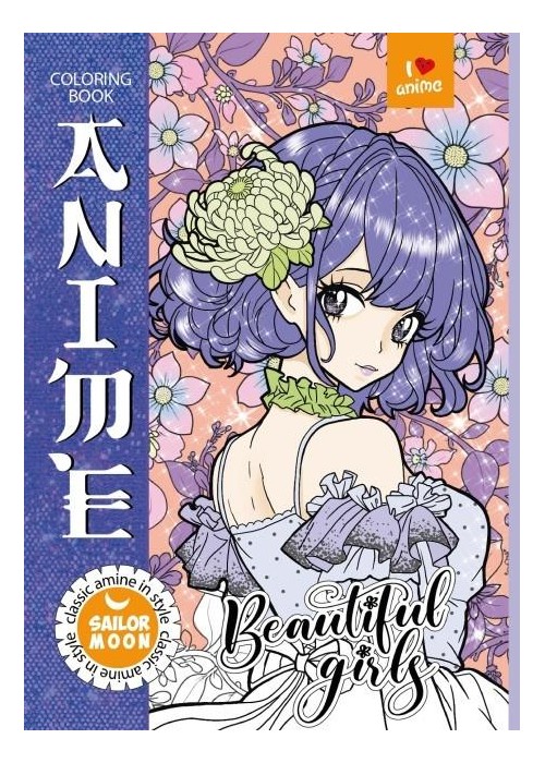 Fresh Kolorowanka A4 Anime fioletowa