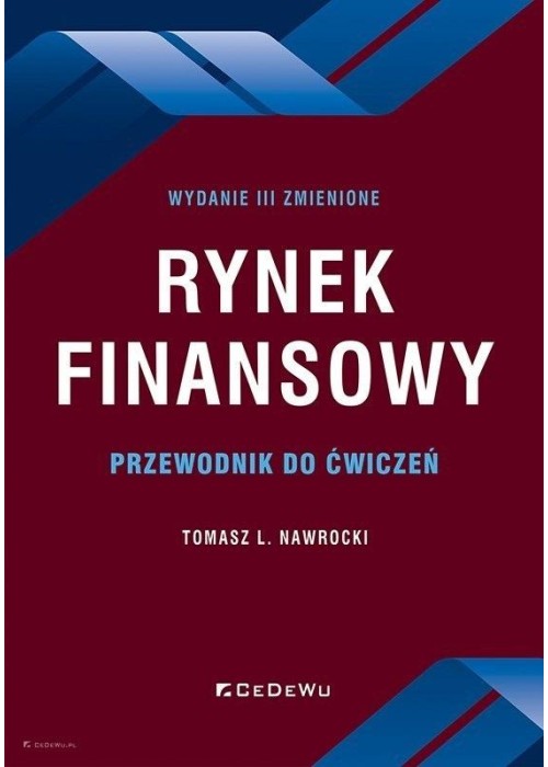 Rynek finansowy. Przewodnik do ćwiczeń w.3...