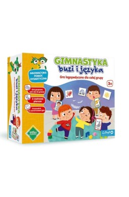 Gimnastyka buzi i języka. Gra logopedyczna TREFL