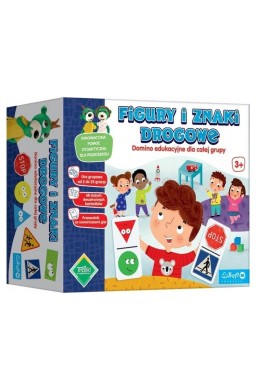 Domino - figury i znaki drogowe gra dla grup TREFL