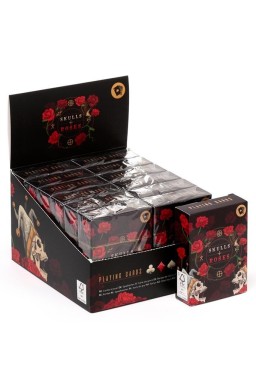 Talia kart do gry Czaszki i róże