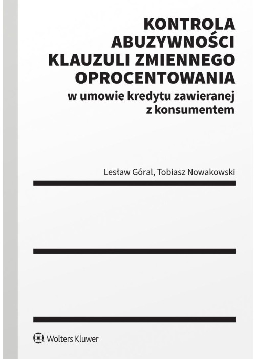 Kontrola abuzywności klauzuli zmiennego...