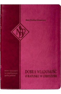 Nowy Testament NPD, różowa z paginatorami