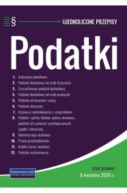 Podatki - ujednolicone przepisy