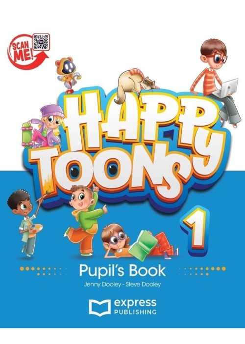 Happy Toons 1 edycja międzyna. PB + DigiBook (kod)
