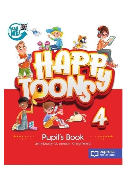 Happy Toons 4 edycja międzyna. PB + DigiBook (kod)