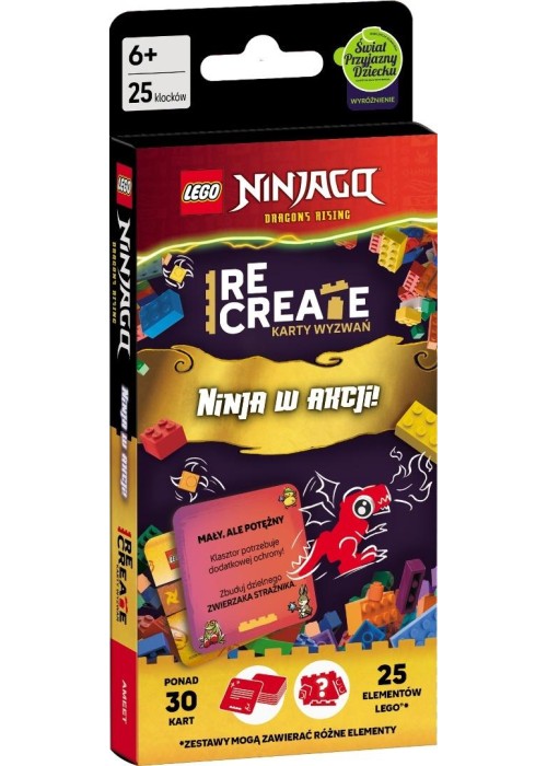 Lego Ninjago. Recreate. Karty wyzwań. Ninja w akcj