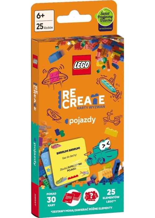 Lego Recreate. Karty wyzwań. Pojazdy