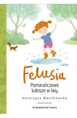 Felusia T.2 Pomarańczowe kalosze w lwy
