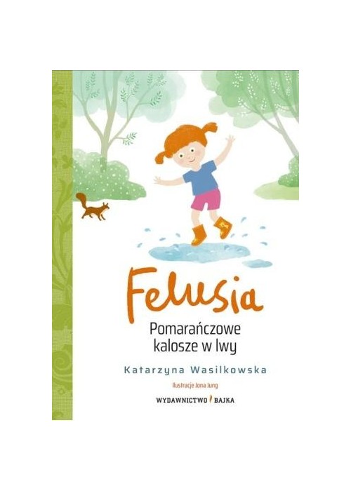 Felusia T.2 Pomarańczowe kalosze w lwy