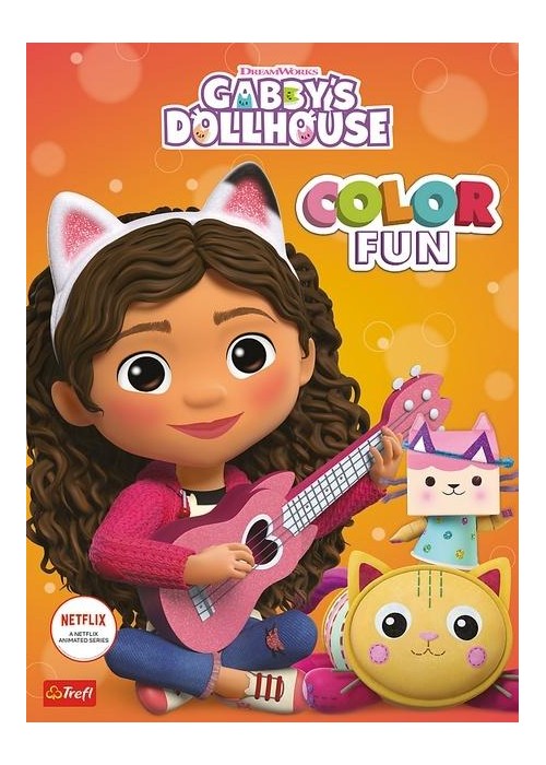Gabby's Dollhouse. Color fun. Kolorowanka TREFL