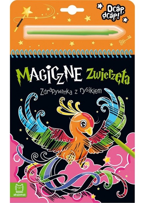 Magiczne zwierzęta. Zdrapywanka z rysikiem