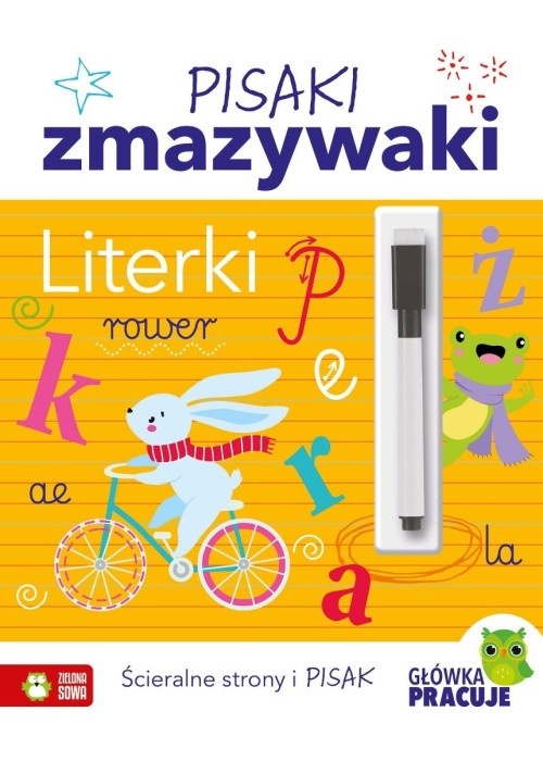 Pisaki zmazywaki. Literki