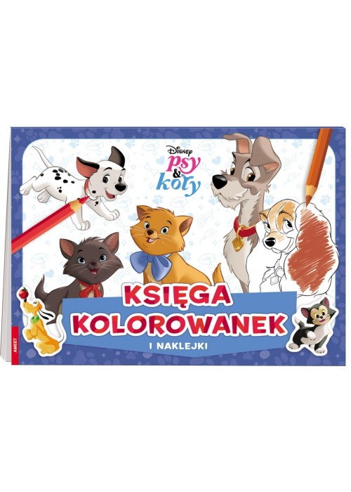 Disney Psy & Koty. Księga kolorowanek