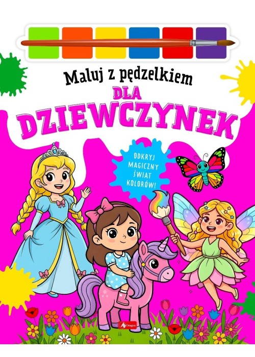 Maluj pędzelkiem. Maluj pędzelkiem dla dziewczynek