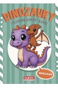 Kolorowy zawrót głowy Dinozaury z naklejkami