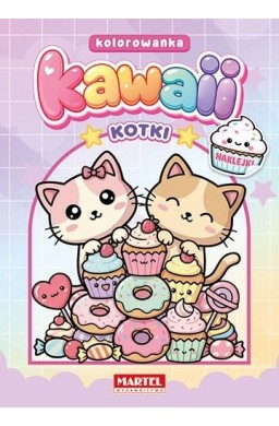 Kawaii Kotki z naklejkami