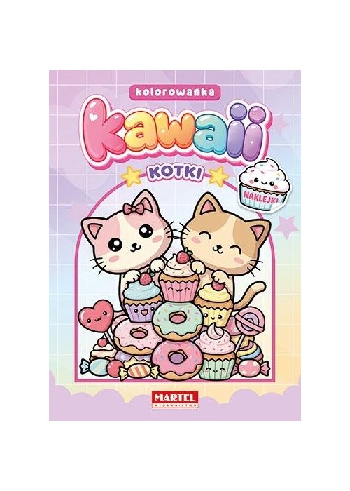 Kawaii Kotki z naklejkami