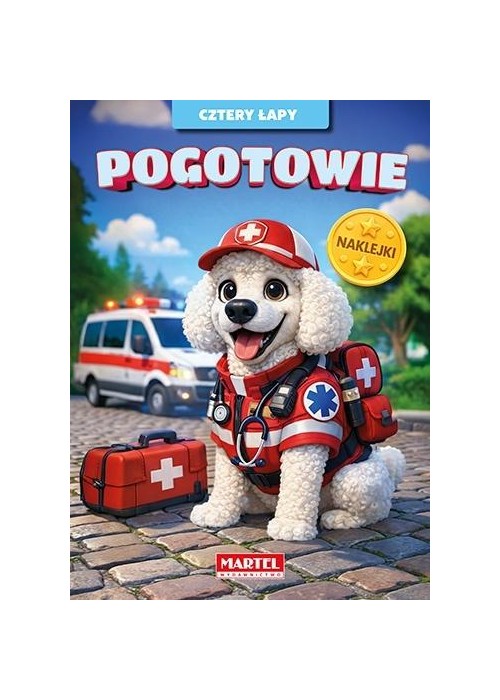 Cztery łapy Pogotowie z naklejkami