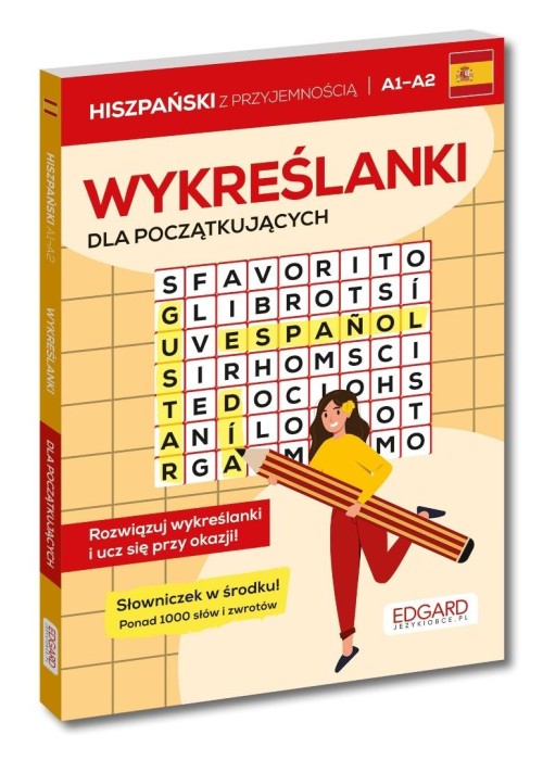 Hiszpański. Wykreślanki dla początkujących A1...