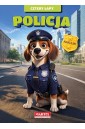Cztery łapy Policja z naklejkami