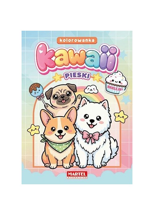 Kawaii Pieski z naklejkami