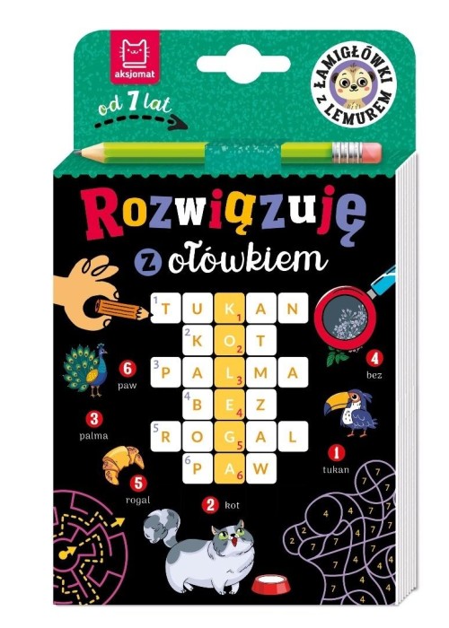 Rozwiązuję z ołówkiem. Łamigłówki z lemurem