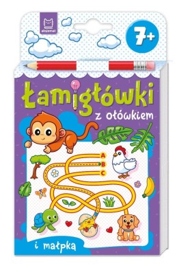 Łamigłówki z ołówkiem z małpką. Od 7 lat