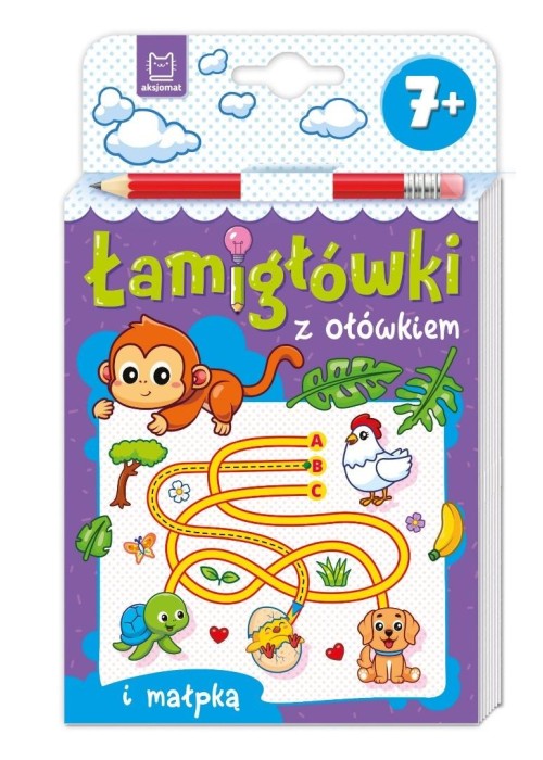 Łamigłówki z ołówkiem z małpką. Od 7 lat