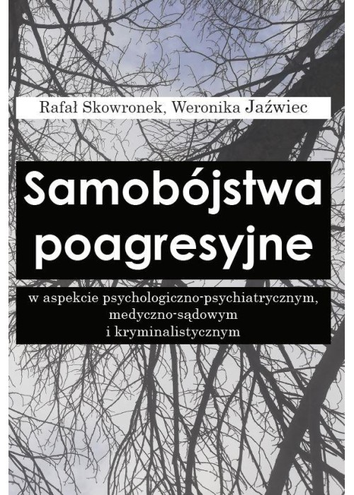 Samobójstwa poagresyjne w aspekcie...