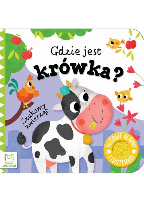 Szukamy zwierząt. Gdzie jest krówka? Filcowe...