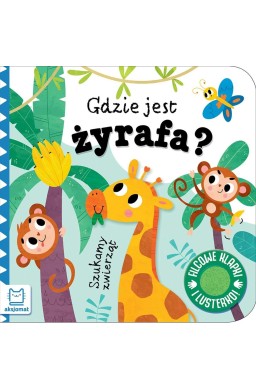 Szukamy zwierząt. Gdzie jest żyrafa? Filcowe...