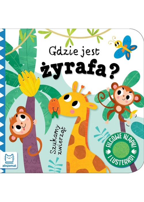 Szukamy zwierząt. Gdzie jest żyrafa? Filcowe...