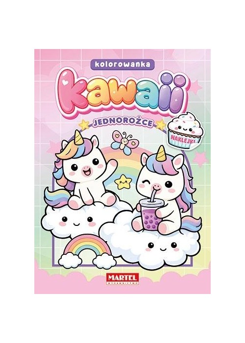 Kawaii Jednorożce z naklejkami