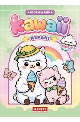 Kawaii Alpaki z naklejkami