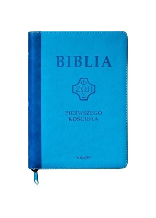 Biblia pierwszego Kościoła z paginat. suwak błękit