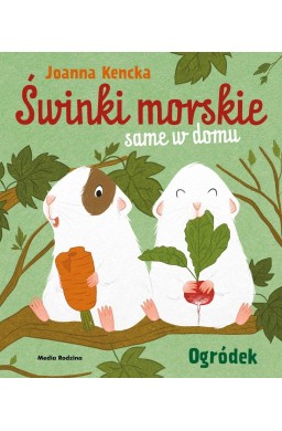 Świnki morskie same w domu. Ogródek