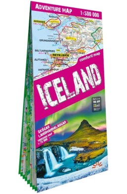 Adventure map Islandia/Iceland 1:500 000 w.2026