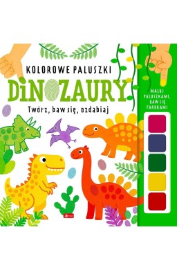 Kolorowe paluszki. Dinozaury
