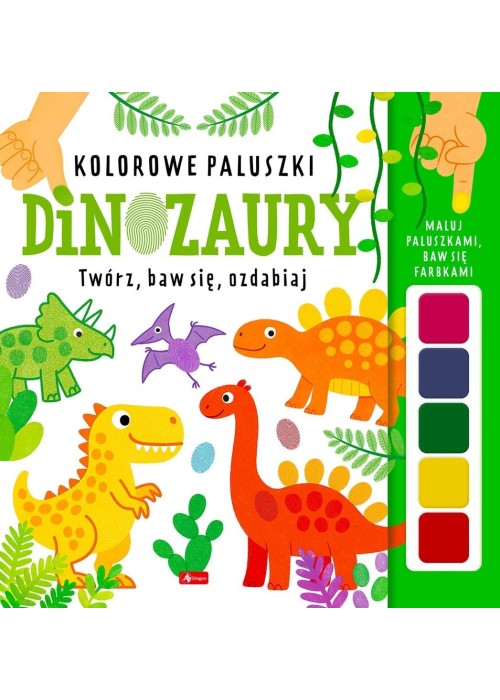 Kolorowe paluszki. Dinozaury