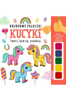 Kolorowe paluszki. Kucyki