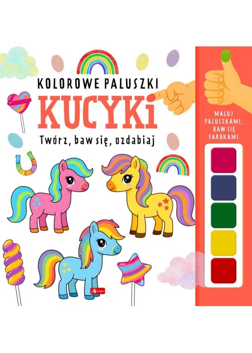 Kolorowe paluszki. Kucyki