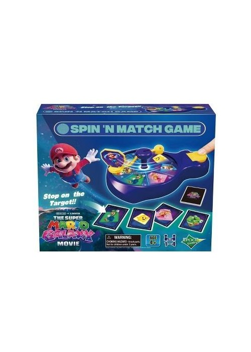 Super Mario Galaxy Movie Spin'n Match Game