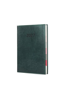 Kalendarz 2027 A4 Agenda Dzienny Zielony