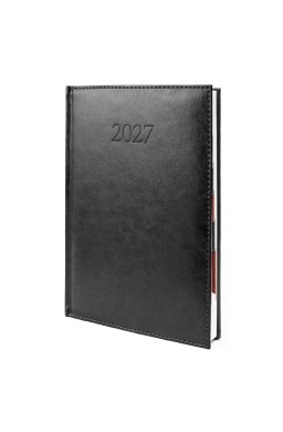 Kalendarz 2027 B5 Agenda Dzienny Czarny