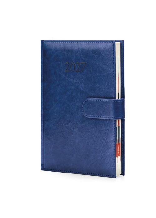 Kalendarz 2027 A5 Business Premium Dzienny Granat