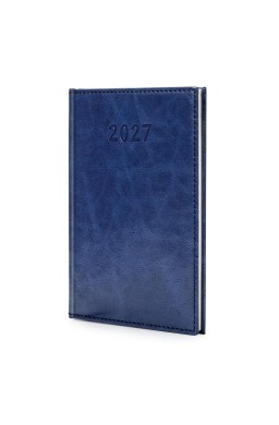 Kalendarz 2027 A5 Agenda Tygodniowy Granatowy